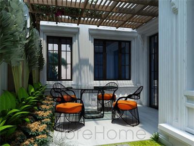 Thiết kế kiến trúc biệt thự tân cổ điển 