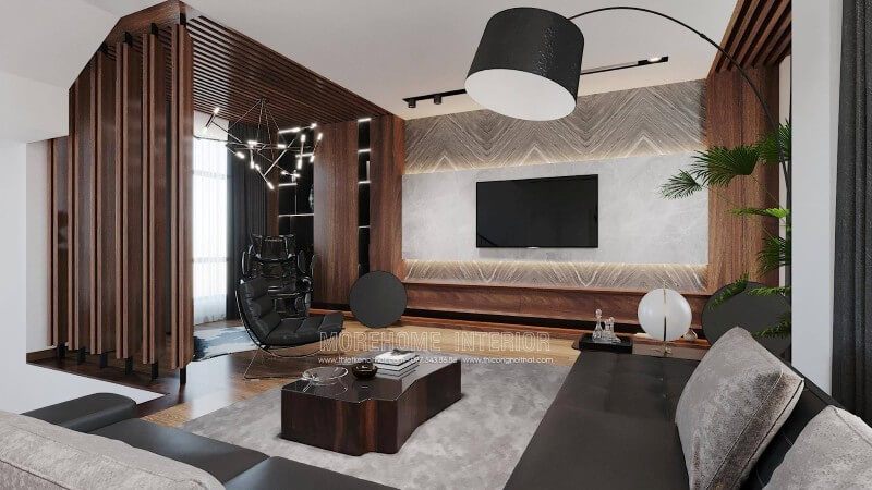 Trang trí nội thất phòng khách đẹp với mẫu bàn trà ấn tượng