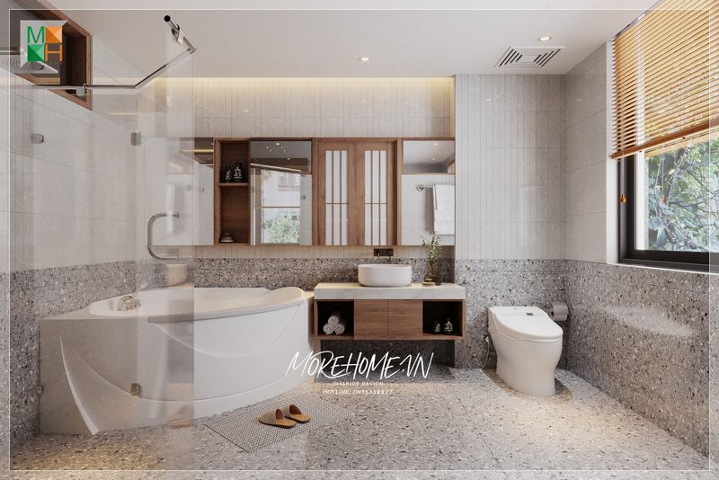 Phòng tắm không gian sinh hoạt cần thiết trong mỗi ngôi nhà nội thất thiết kế phù hợp với không gian diện tích và sở thích của gia chủ mang tới sự thoải mái tiện nghi nhất khi sử dụng.