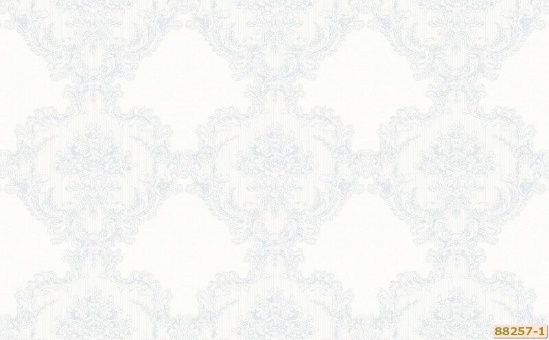 Giấy dán tường có mã số 88257-1 với họa tiết hoa văn to phù hợp với nội thất có phong cách châu Âu.